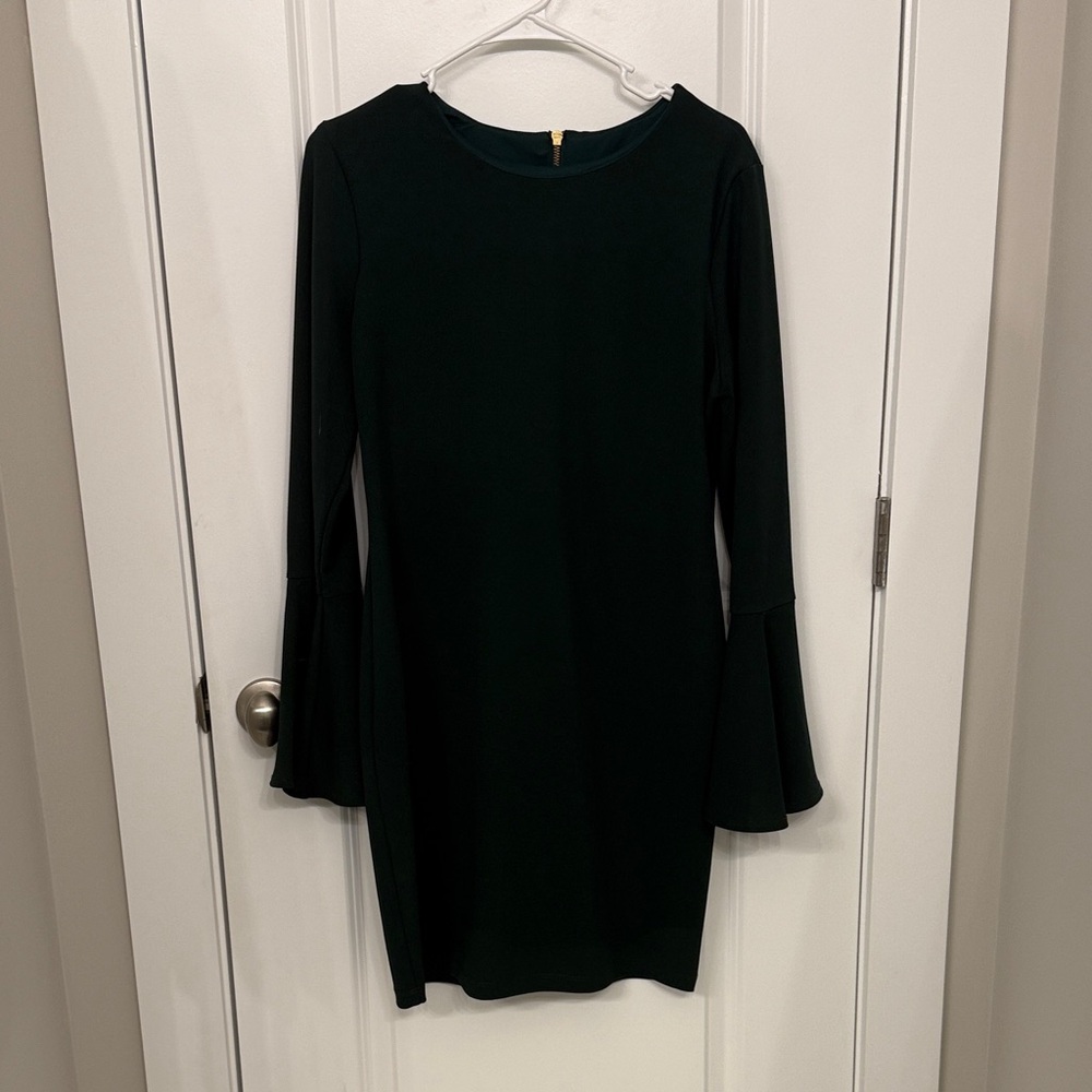 B Darlin Dark Green Midi Dress